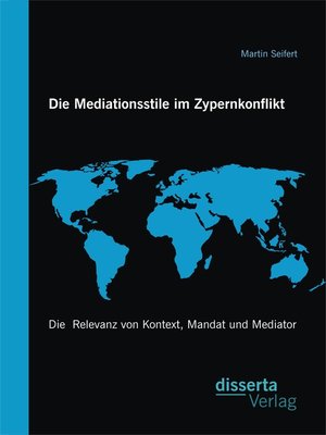 cover image of Die Mediationsstile im Zypernkonflikt